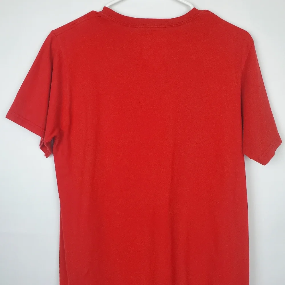 adidas red short